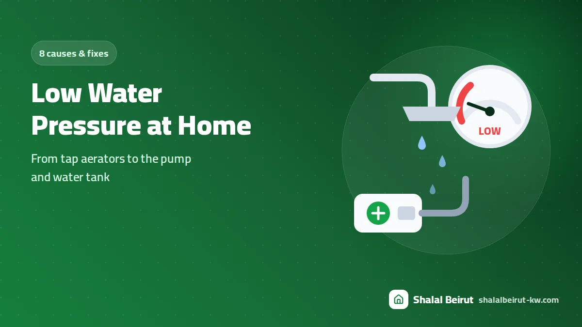 Low Water Pressure at Home: 8 Causes and Fixes, and the Role of the Pump and Tank